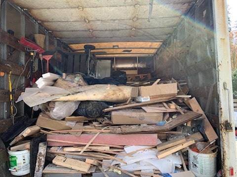 Full truck junk removal